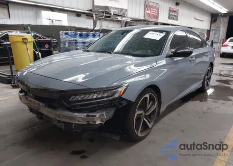 2021 Honda Accord Sport из США, поврежденный, VIN 1HGCV1F34MA100304